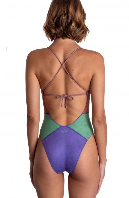PIN-UP COSTUME DA BAGNO INTERO DAINETTO PATCHWORK