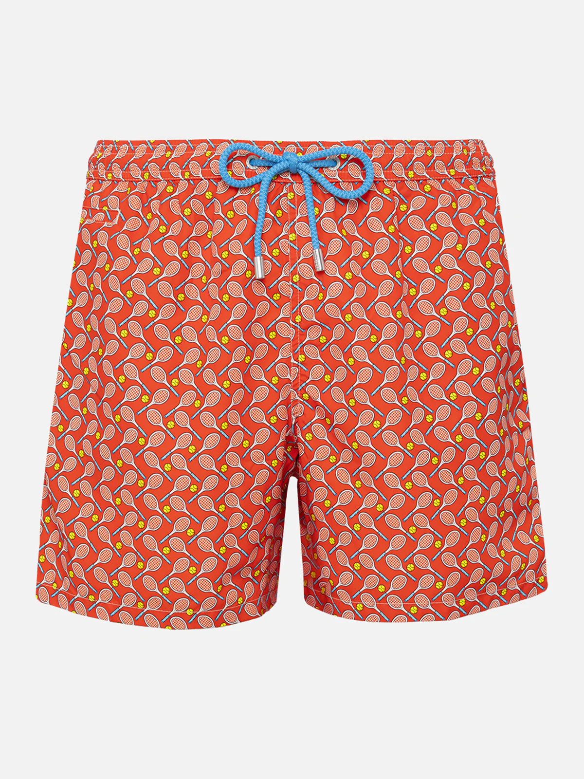 MC2 Costume da bagno da uomo in tessuto leggero Lighting Micro Fantasy con stampa tennis