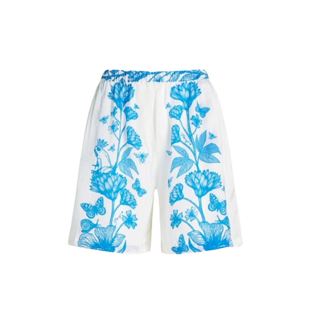 Pin-Up Short Viscosa Satin Principe Azzurro