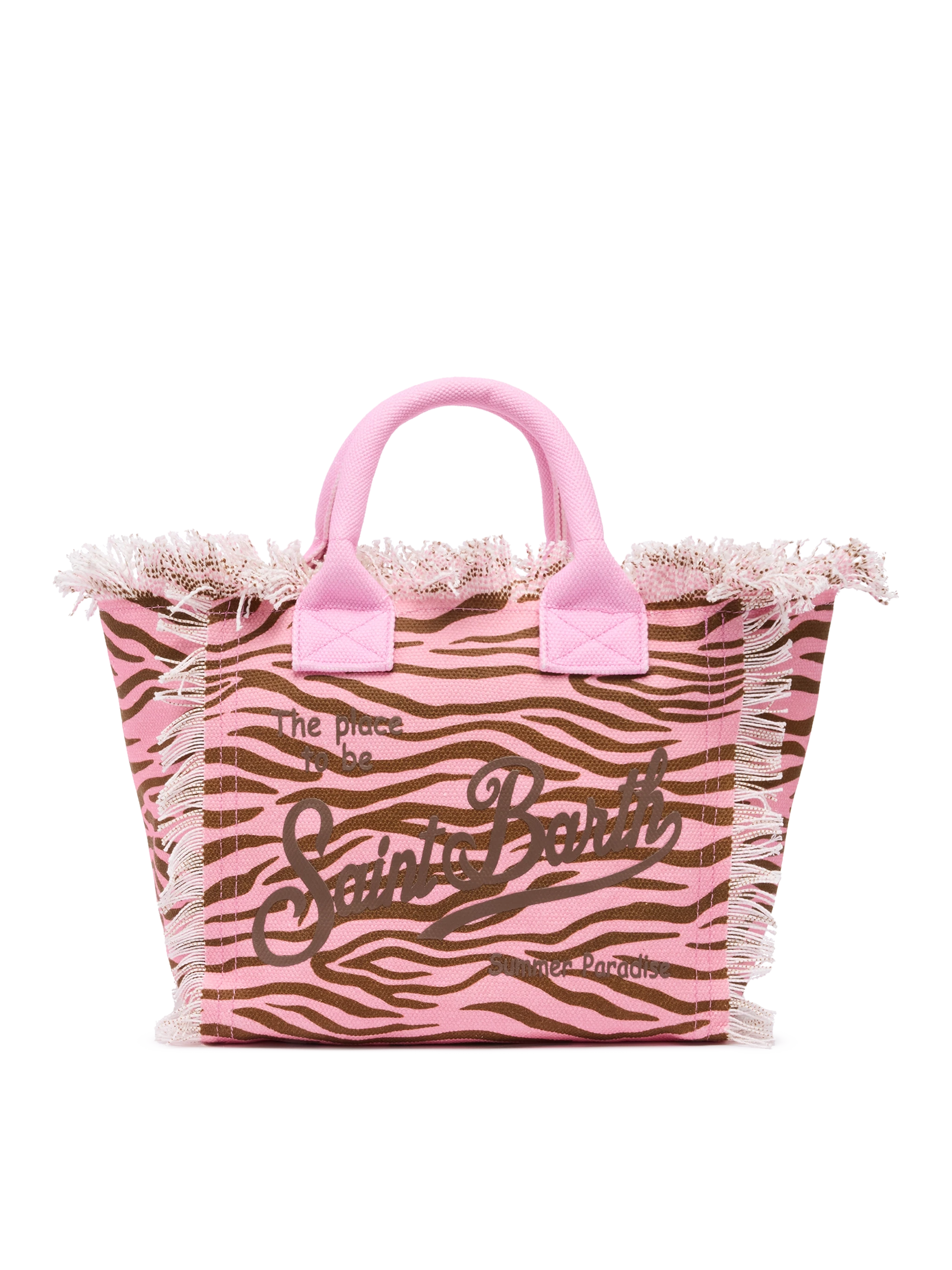 Borsa Saint Barth Canvas zebrata