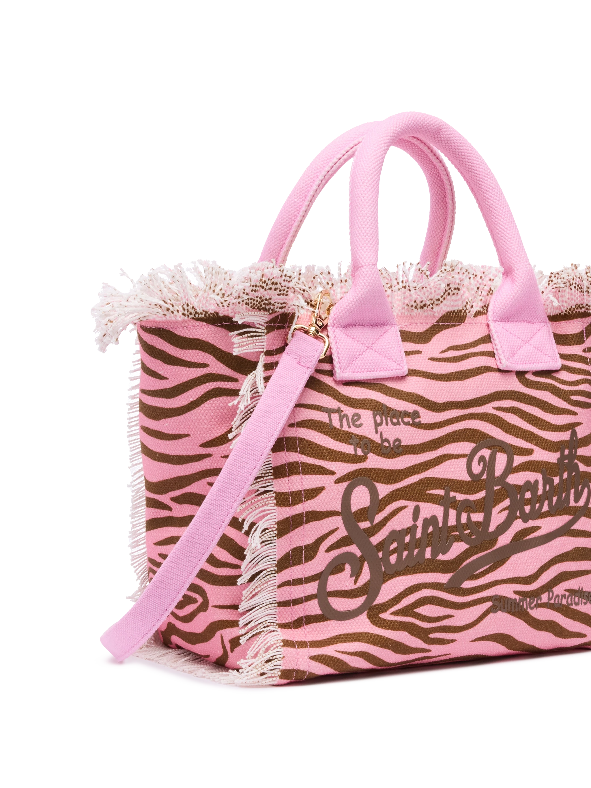 Borsa Saint Barth Canvas zebrata