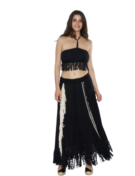 Miss Bikini Top Con Frange