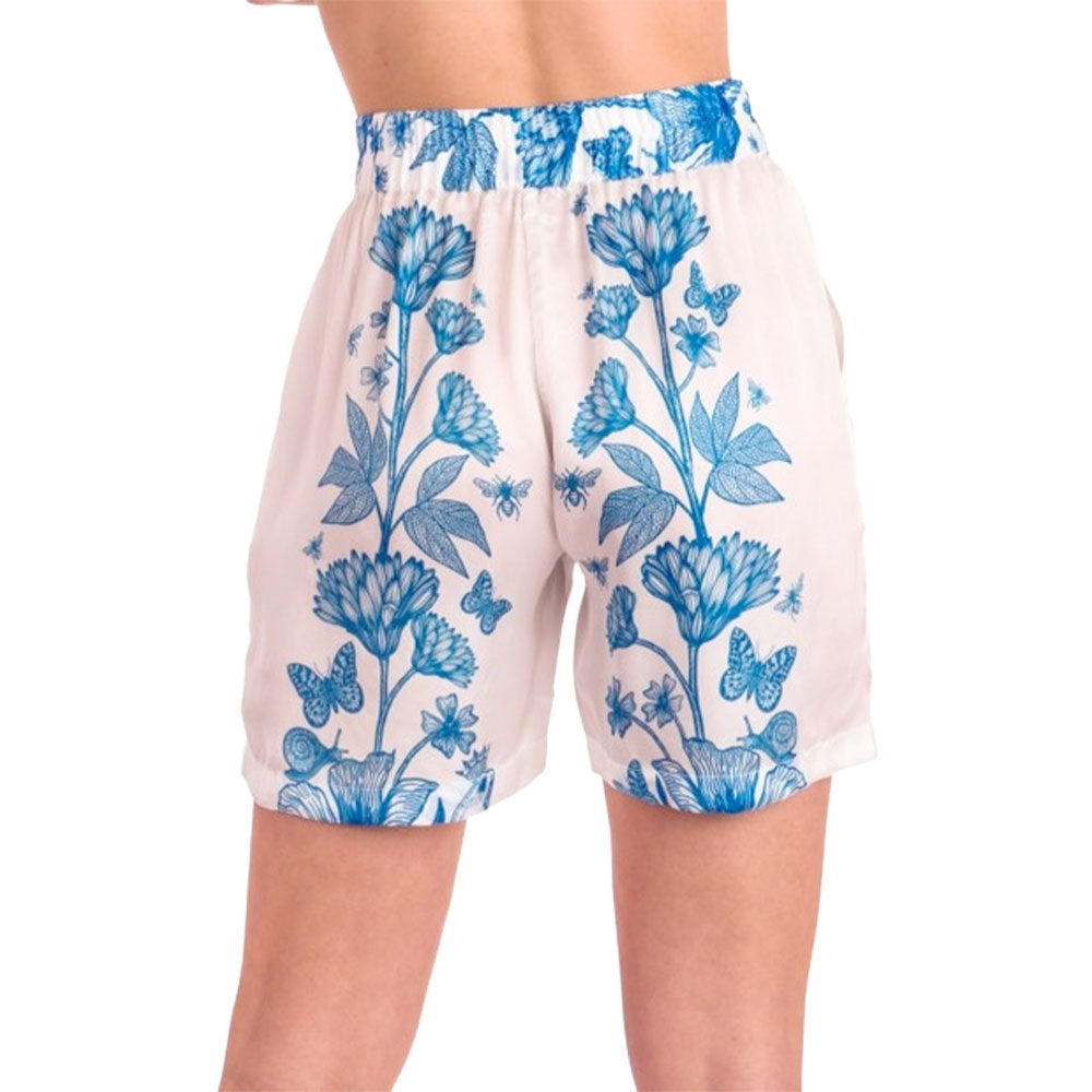 Pin-Up Short Viscosa Satin Principe Azzurro