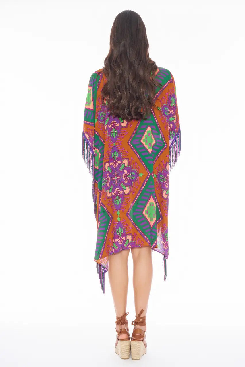 Poncho Miss Bikini Luxe stampato